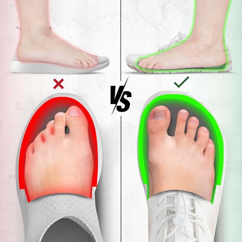 Grounded Footwear toe-box detail